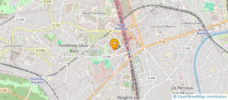 localisation de l'entreprise SOEURS DES COEURS à FONTENAY-SOUS-BOIS