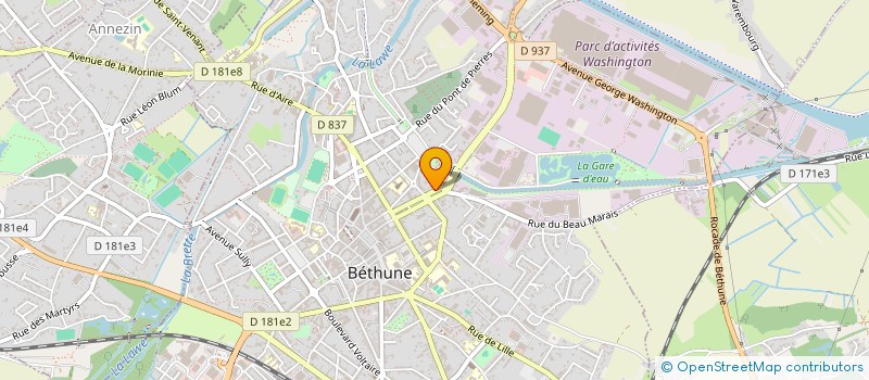 localisation de l'entreprise SOEURS DOMINICAINES à BETHUNE