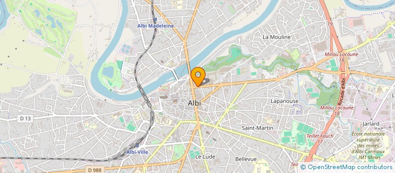 localisation de l'entreprise SOEURS DOMINICAINES à ALBI