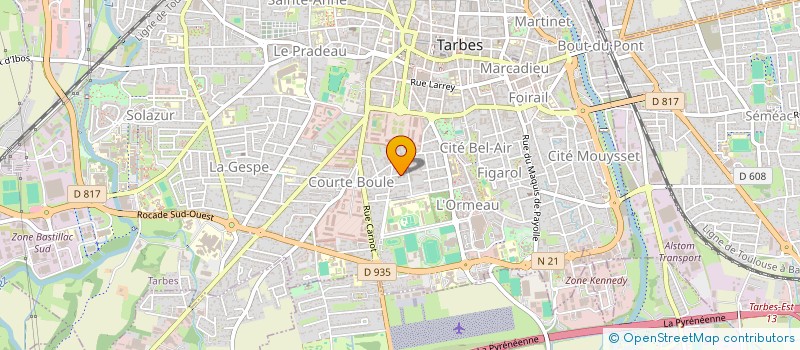 localisation de l'entreprise SOEURS DOMINICAINES à TARBES