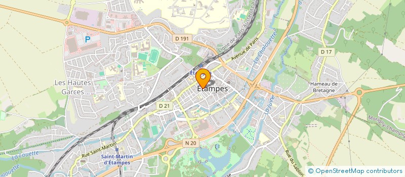 localisation de l'entreprise SOEURS DU BON SECOURS à ETAMPES
