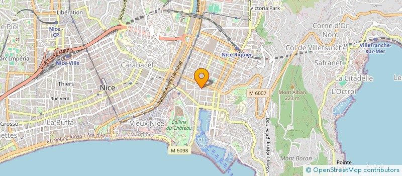 localisation de l'entreprise SOEURS DU SUD à NICE