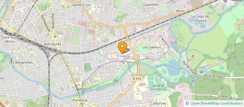 localisation de l'entreprise SOEURS FRANCISCAINES  LE MANS