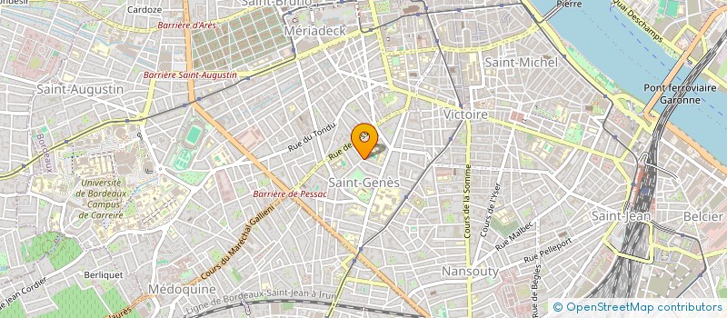 localisation de l'entreprise SOEURS FRANCISCAINES COUVENT à BORDEAUX