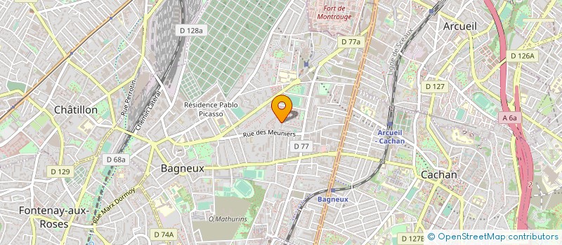 localisation de l'entreprise SOEURS INVINCIBLES SANS TABOUS ET RESILIENTES à BAGNEUX