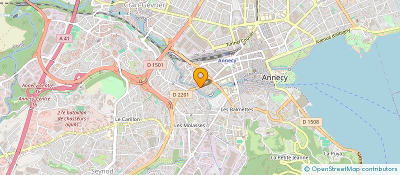localisation de l'entreprise SOEURS LESUEUR à ANNECY