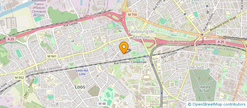 localisation de l'entreprise SOEURS RAMOND à LILLE