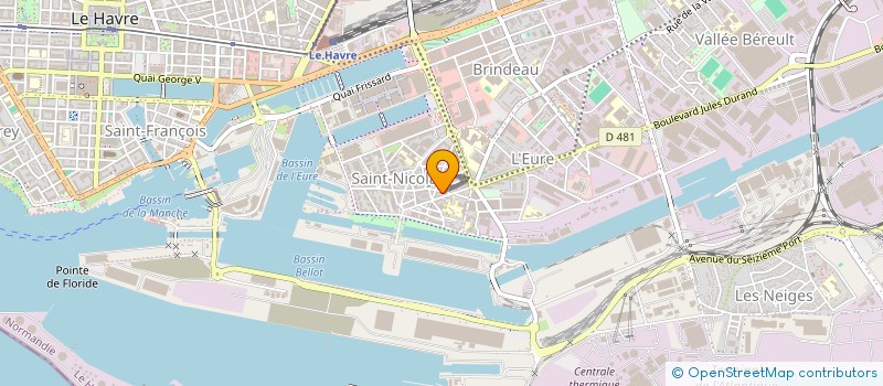 localisation de l'entreprise SOEURS SAINT VINCENT DE PAUL à LE HAVRE