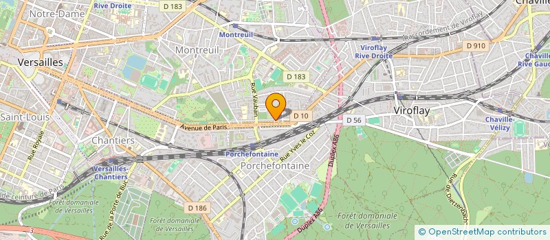 localisation de l'entreprise SOEURS SERVANTES SACRE COEUR à VERSAILLES