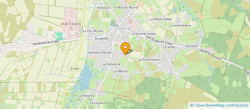 localisation de l'entreprise SOEURS STE MARIE MADELEINE  CREANCES