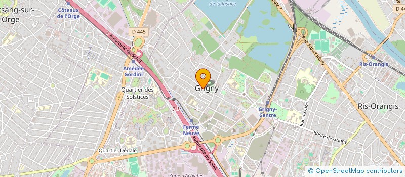 localisation de l'entreprise SOF à GRIGNY