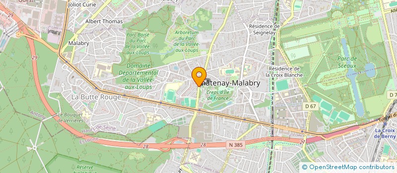 localisation de l'entreprise SOF BAT à CHATENAY-MALABRY