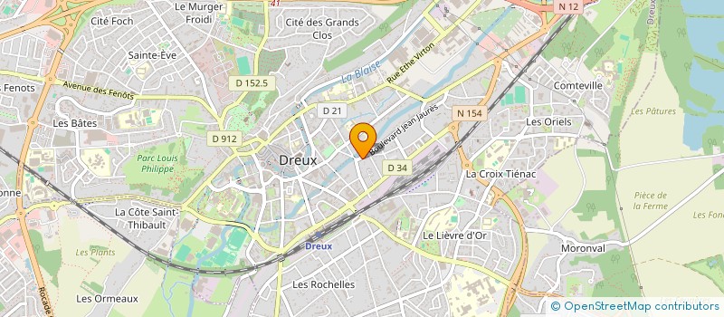 localisation de l'entreprise SOF'HIBOO à DREUX
