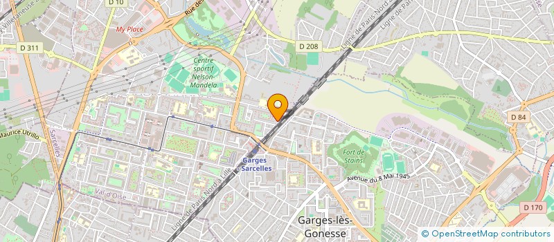 localisation de l'entreprise SOF PIZZA  SARCELLES