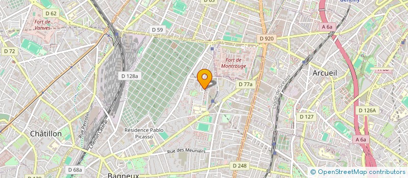localisation de l'entreprise SOF SECU à BAGNEUX