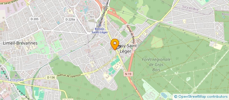 localisation de l'entreprise SOF-SYSTEM à BOISSY-SAINT-LEGER