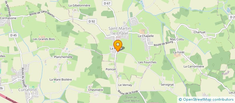 localisation de l'entreprise SOFA à POLLIAT