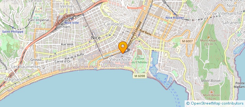 localisation de l'entreprise SOFA à NICE