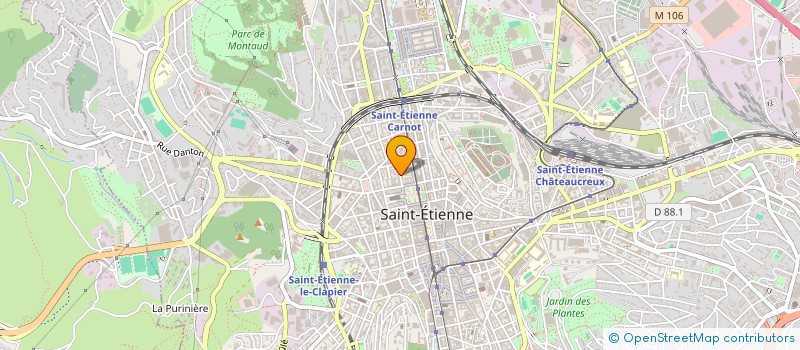 localisation de l'entreprise SOFA  SAINT-ETIENNE