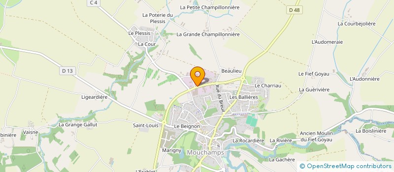 localisation de l'entreprise SOFA-ARFA à MOUCHAMPS