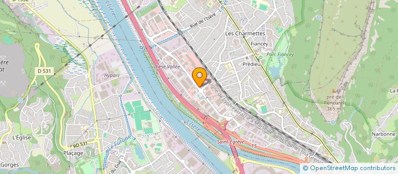 localisation de l'entreprise SOFA KING GRENOBLE  SAINT-EGREVE