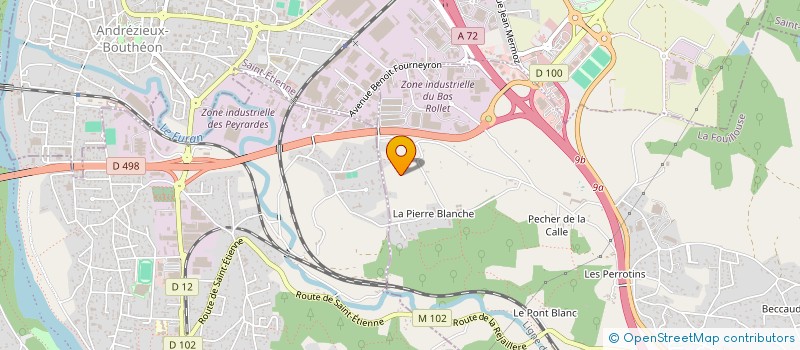 localisation de l'entreprise SOFA KING ST ETIENNE  LA FOUILLOUSE