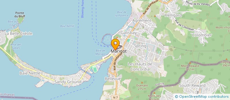 localisation de l'entreprise SOFA'S  SAINT MARTIN