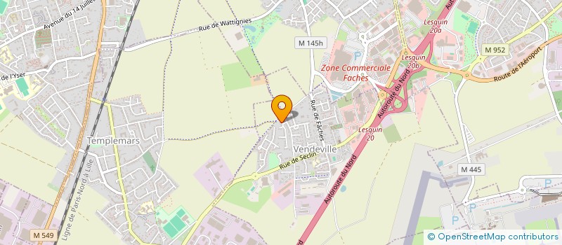 localisation de l'entreprise SOFAA  VENDEVILLE