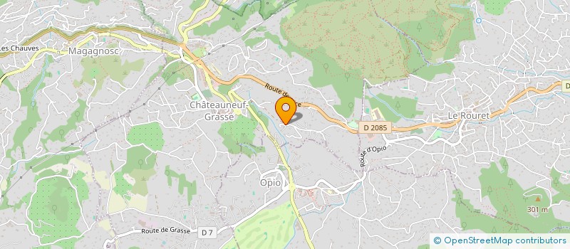 localisation de l'entreprise SOFAB  CHATEAUNEUF-GRASSE