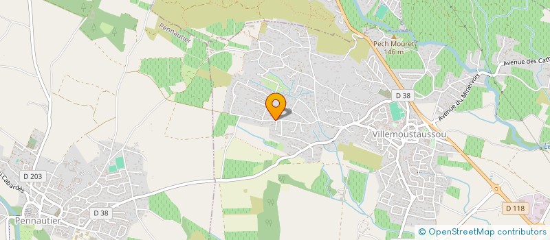 localisation de l'entreprise SOFAB  VILLEMOUSTAUSSOU