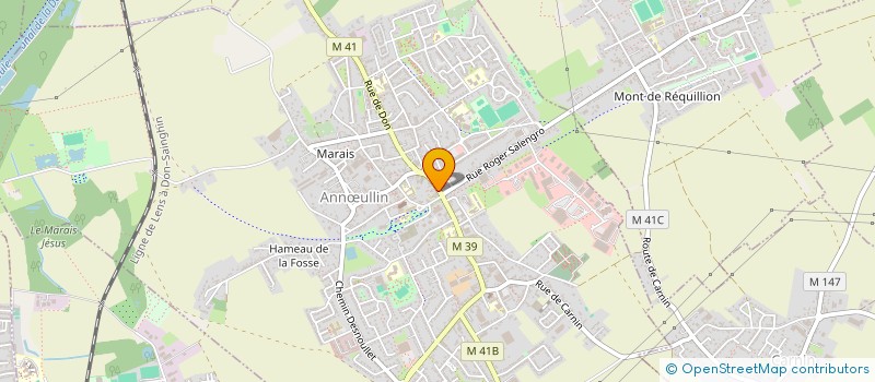 localisation de l'entreprise SOFABE  ANNULLIN