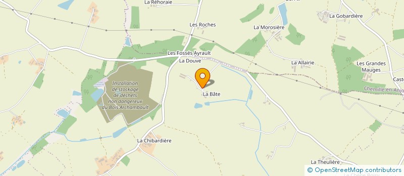 localisation de l'entreprise SOFABRI à BEAUPREAU-EN-MAUGES