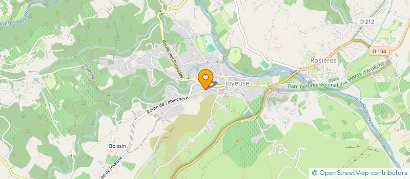 localisation de l'entreprise SOFABULOUS  JOYEUSE