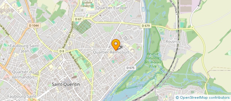 localisation de l'entreprise SOFACO à SAINT-QUENTIN