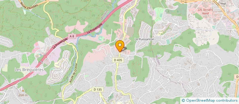 localisation de l'entreprise SOFACONVERT  VALLAURIS
