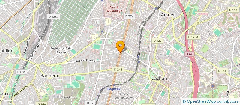 localisation de l'entreprise SOFAD NETTOYAGE à BAGNEUX