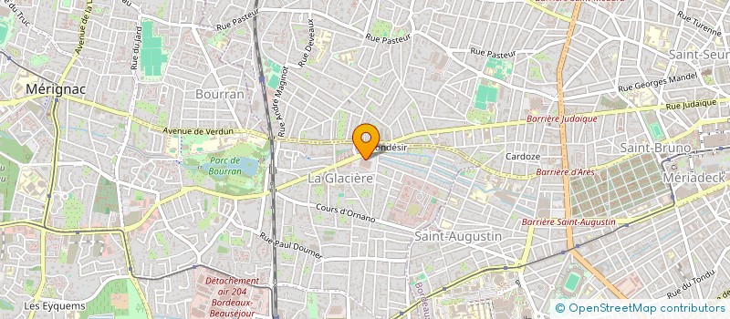 localisation de l'entreprise SOFADA à MERIGNAC