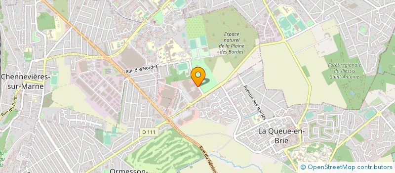localisation de l'entreprise SOFADECO à CHENNEVIERES-SUR-MARNE
