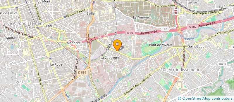 localisation de l'entreprise SOFADENT à MARSEILLE