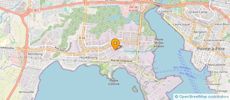 localisation de l'entreprise SOFADIG EXPLOITATION à BAIE-MAHAULT
