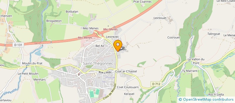 localisation de l'entreprise SOFADIS  SAINT-THEGONNEC LOC-EGUINER