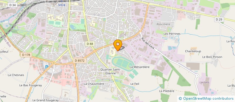 localisation de l'entreprise SOFAFRANCE  VITRE