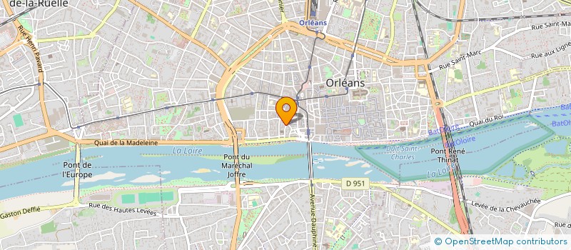 localisation de l'entreprise SOFAGEX à ORLEANS