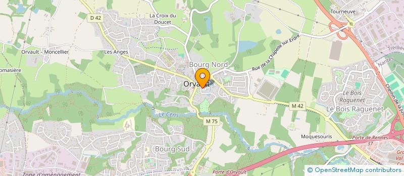 localisation de l'entreprise SOFAGI à ORVAULT