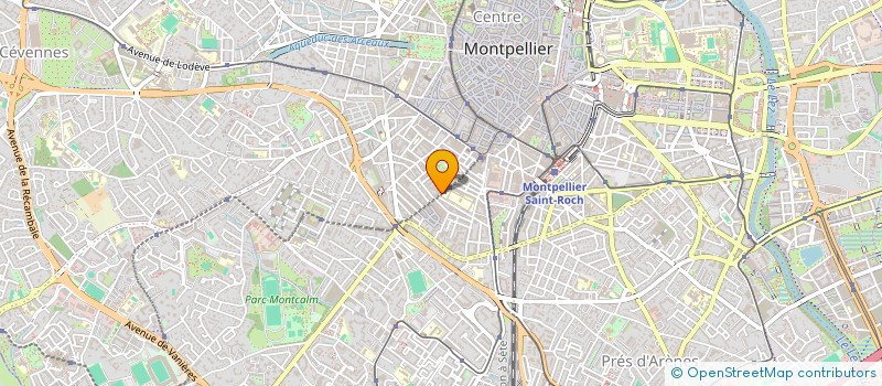 localisation de l'entreprise SOFAGIR à MONTPELLIER