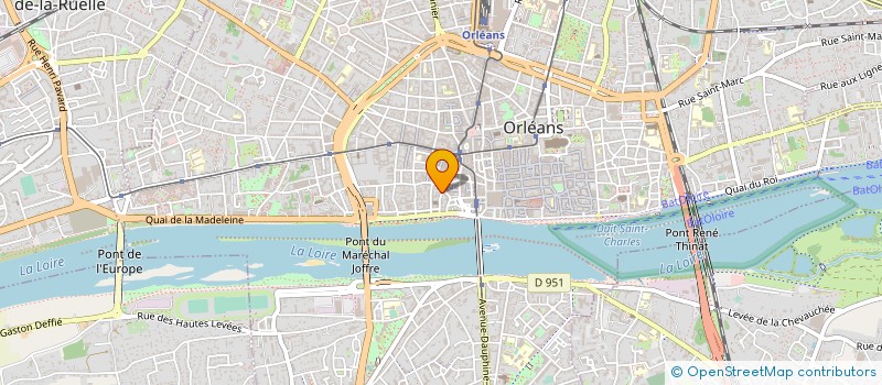 localisation de l'entreprise SOFAGY à ORLEANS