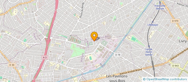 localisation de l'entreprise SOFAK à LES PAVILLONS-SOUS-BOIS