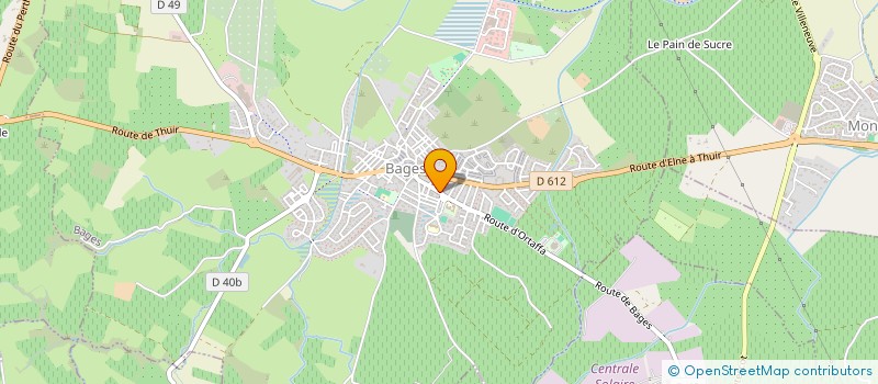 localisation de l'entreprise SOFAKOM à BAGES