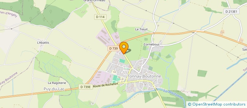 localisation de l'entreprise SOFAL SAVEUR ET TRADITION à TONNAY-BOUTONNE