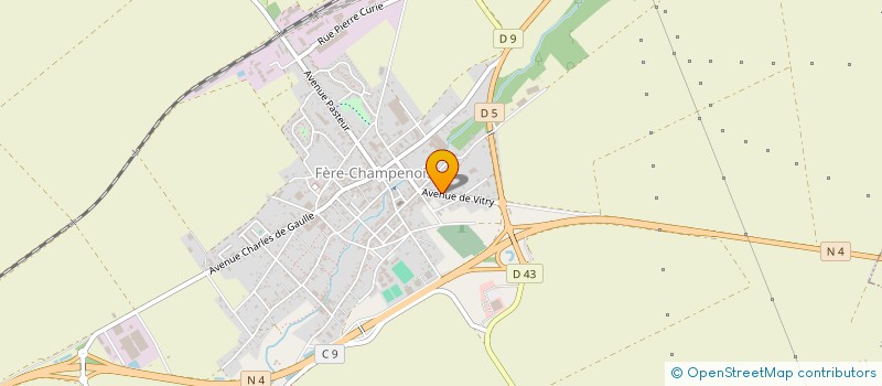 localisation de l'entreprise SOFALEST  FERE-CHAMPENOISE